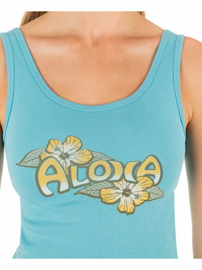 Aloha Scoop Crop Tank | Hurley - Maui Blue
