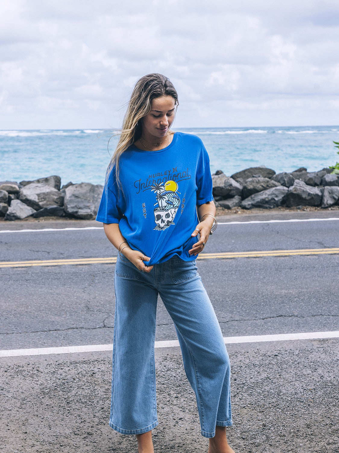 Skulltide Boyfriend Tee | Hurley - Hydro