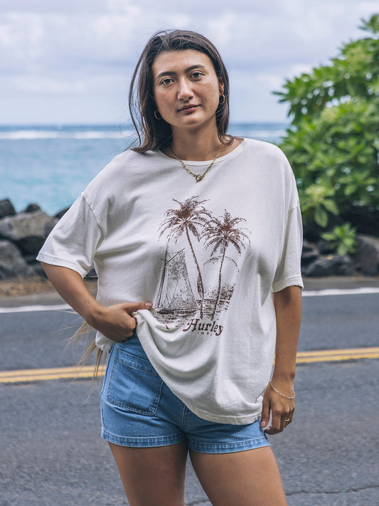 Fair Winds Boyfriend Tee | Hurley - Tofu