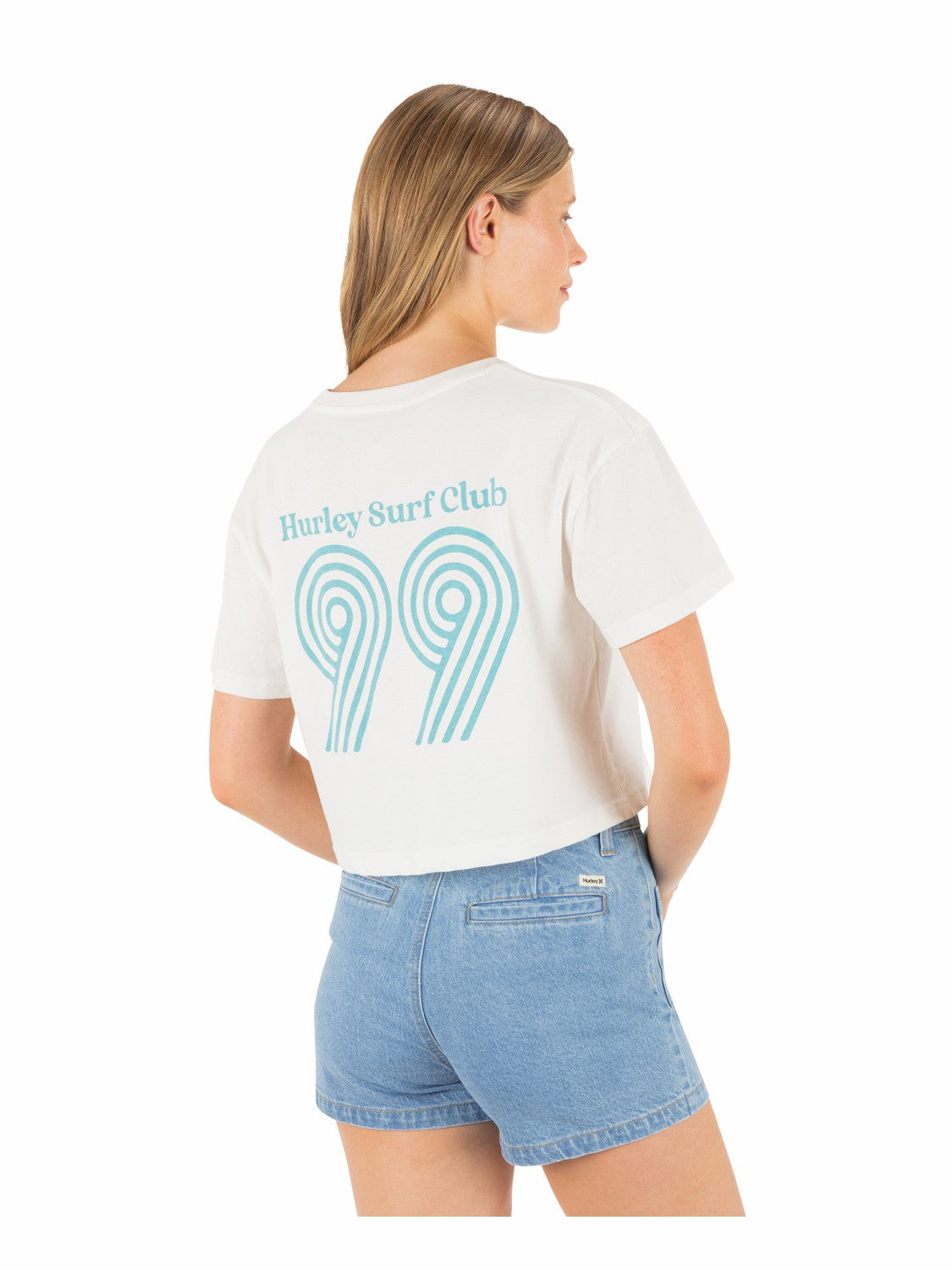 Rollers Boxy Crop Tee | Hurley - Tofu