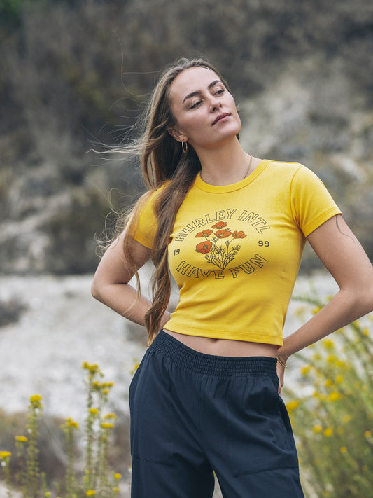 Poppy Baby Tee | Hurley - Marigold