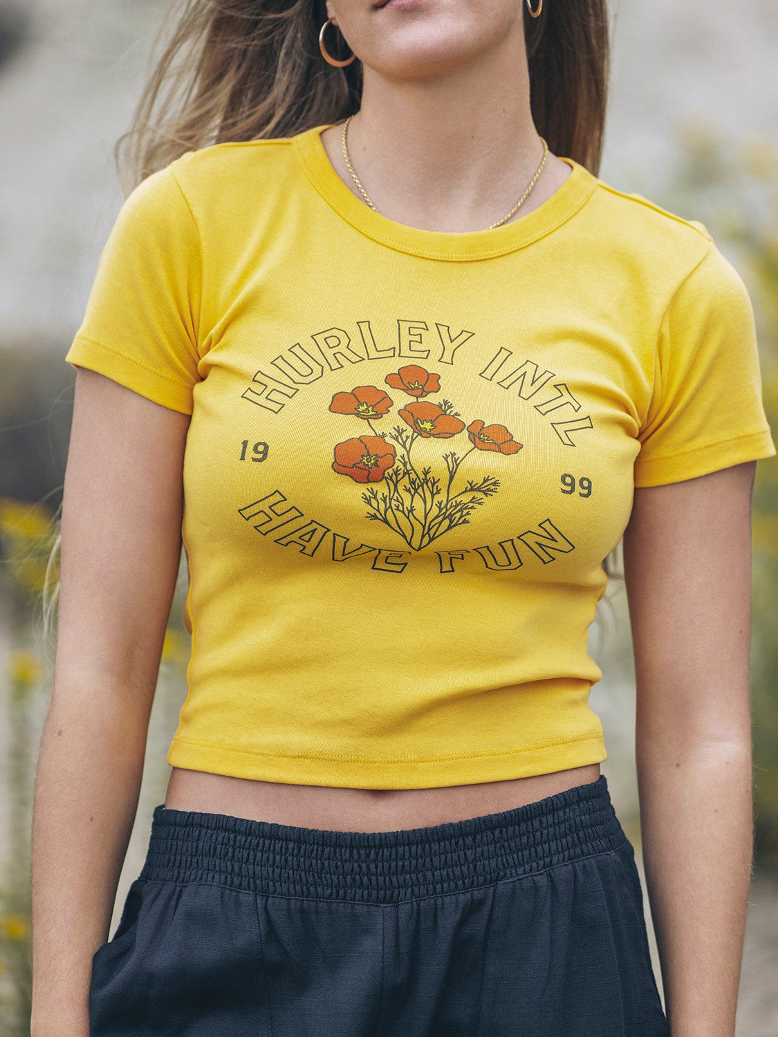 Poppy Baby Tee | Hurley - Marigold