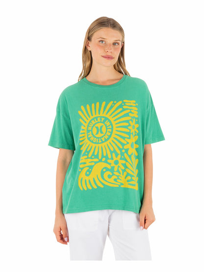 Harmony Boyfriend Tee | Hurley - Spring Green