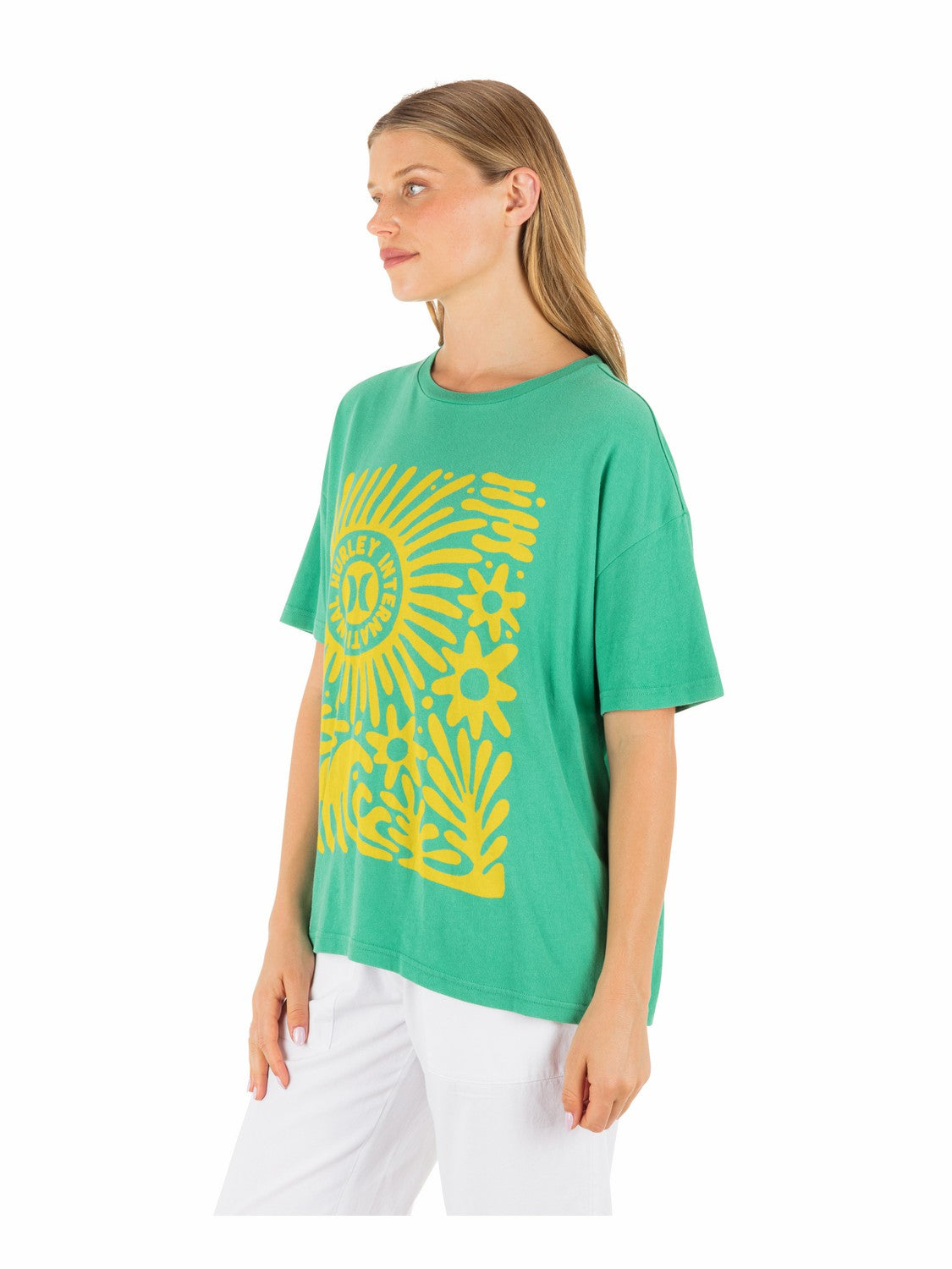 Harmony Boyfriend Tee | Hurley - Spring Green