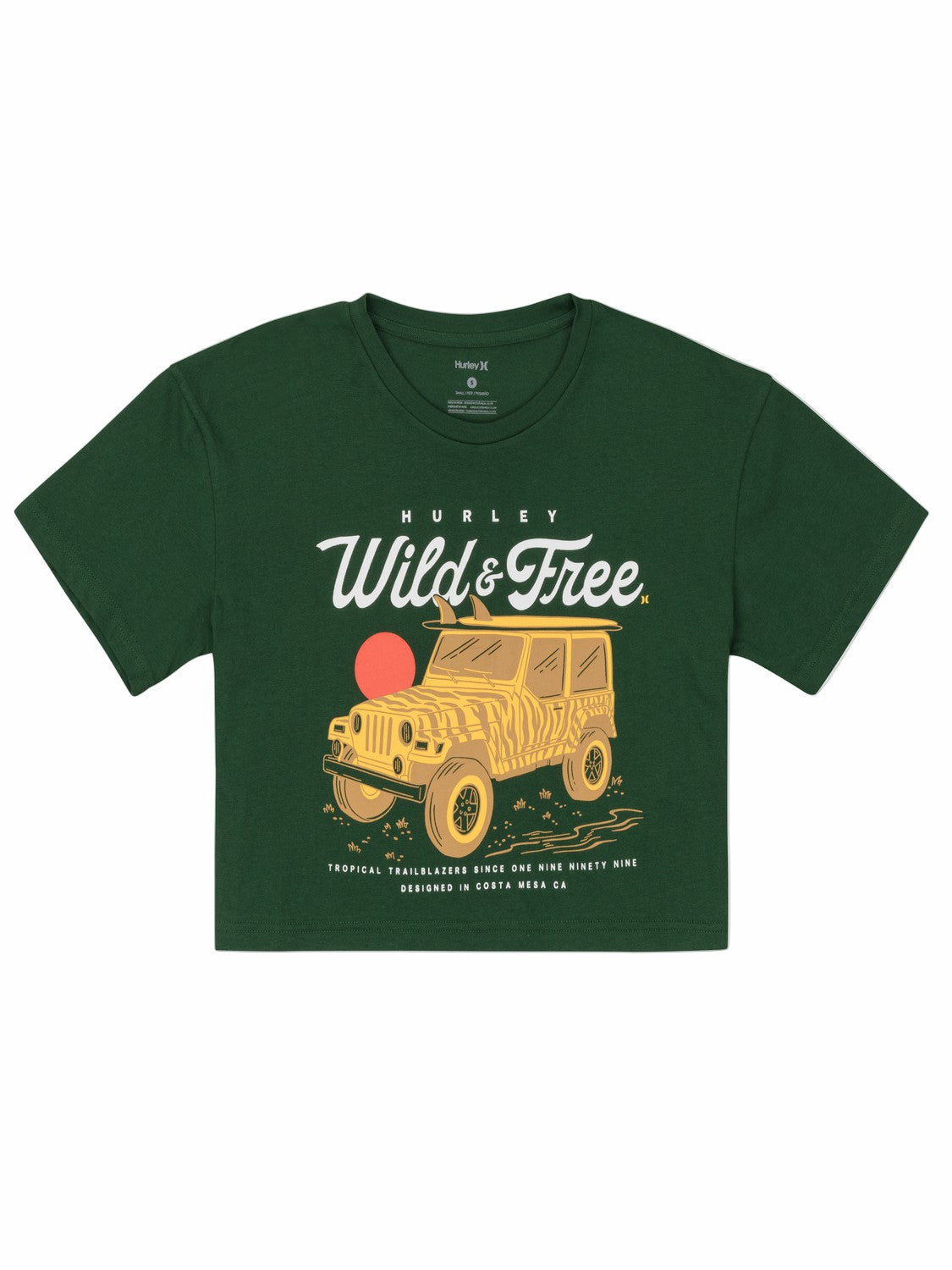 Wild And Free Boxy Crop Tee | Hurley - EDEN