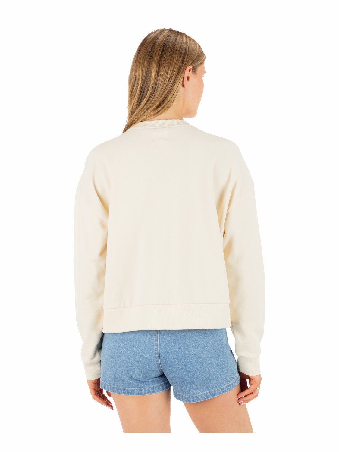 Cycles Of The Earth Boxy Crew | Hurley - Off White