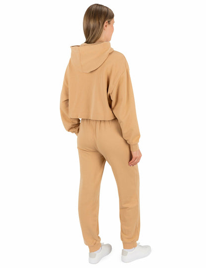Stowe Crop Hoodie | Hurley - Tan