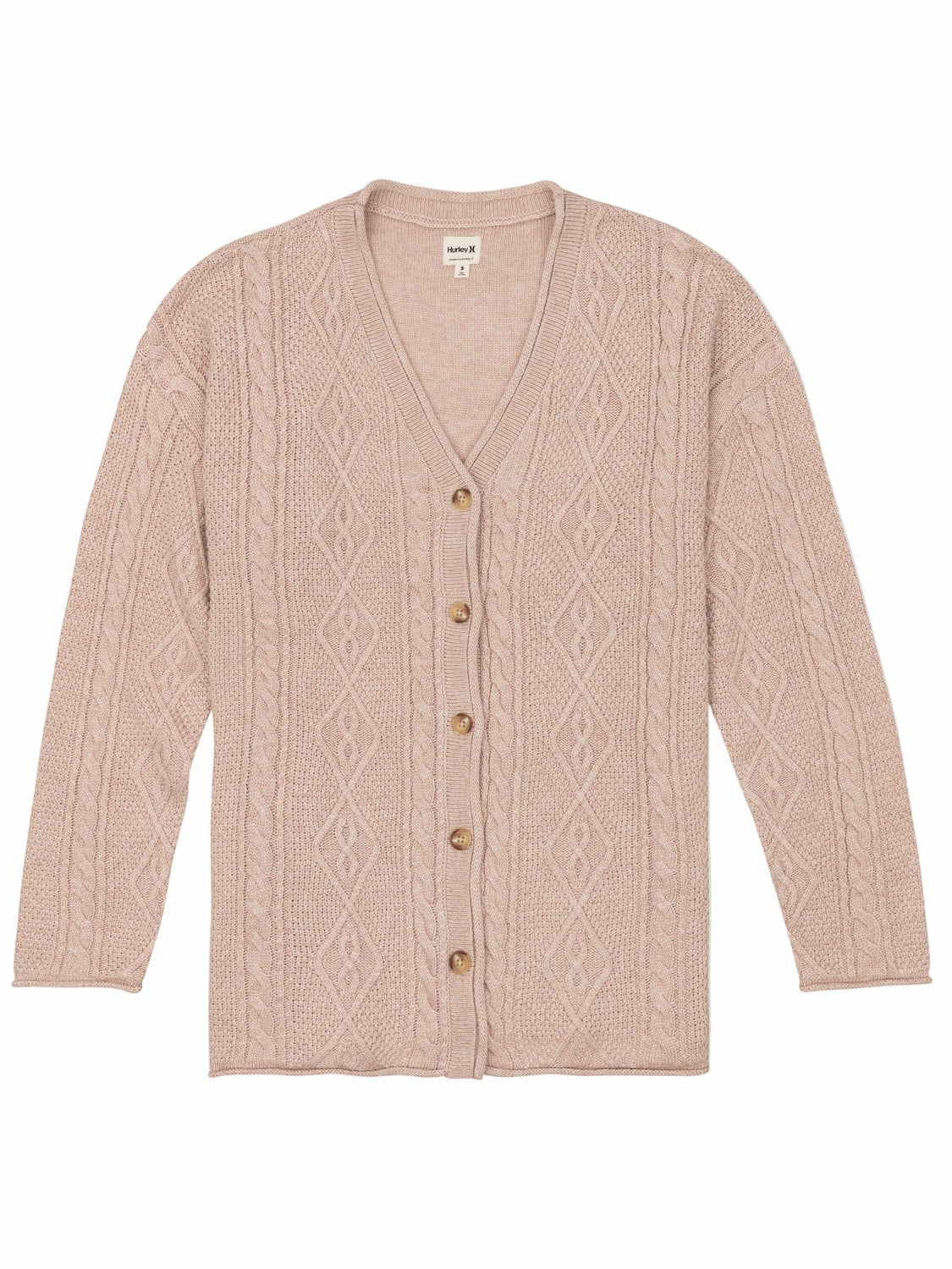 New Roads Cardigan | Hurley - HEATHER OATMEAL