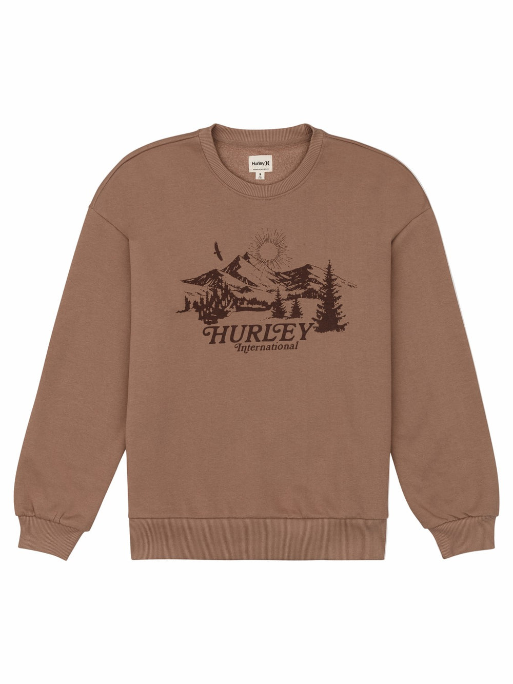Escapism Oversize Crew | Hurley - COCOA CREAM