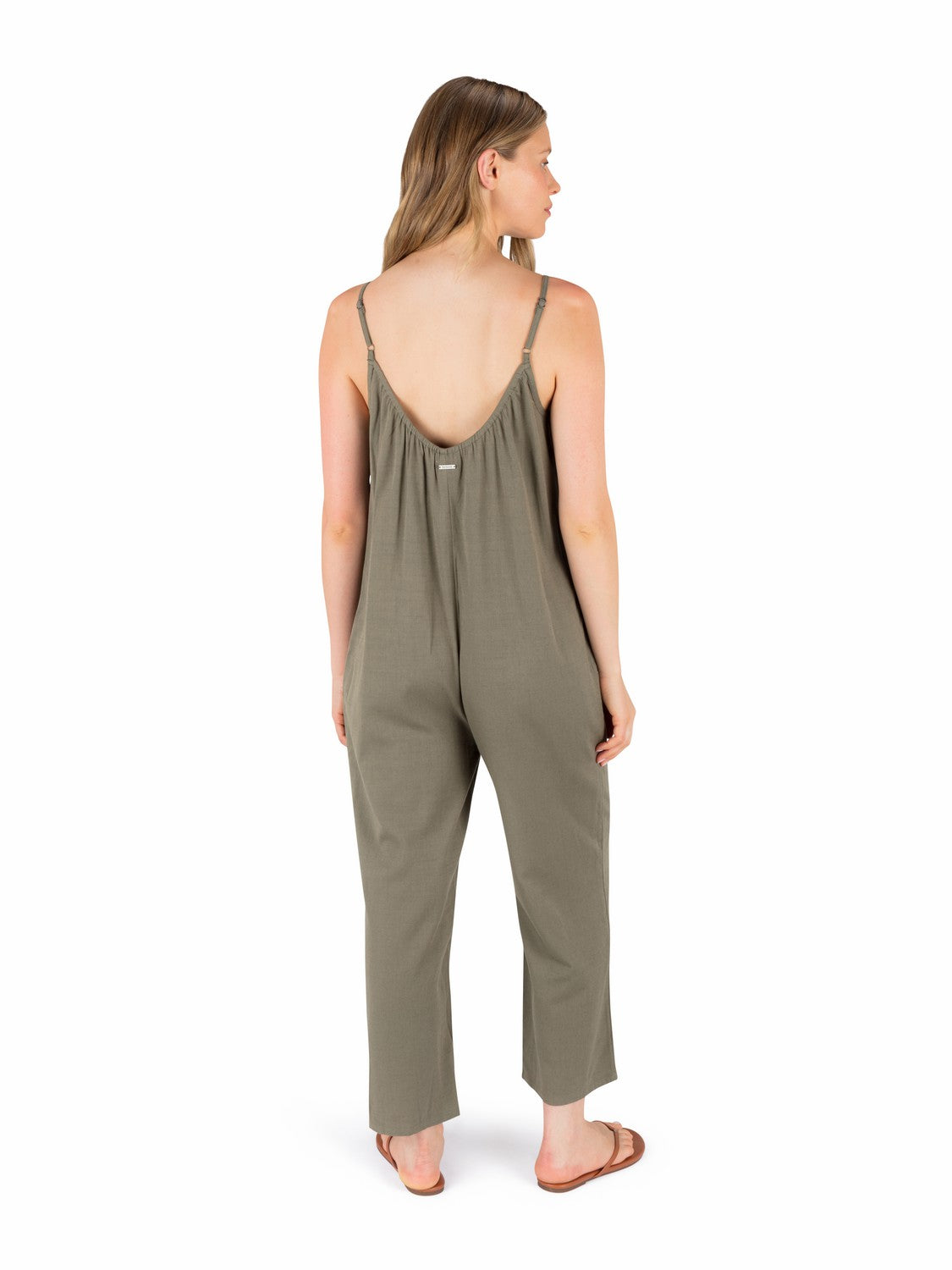 New Heights Jumpsuit | Hurley - Olive Grove