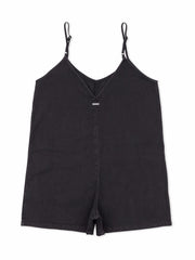 Wavy Days Romper | Hurley - Off Black