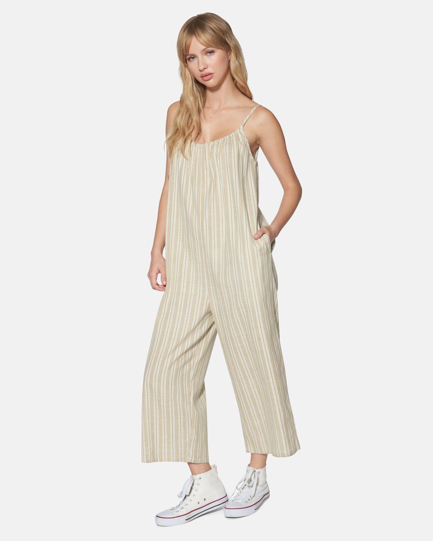 New Heights Jumpsuit | Hurley - Tan