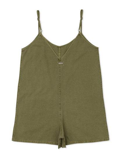 Wavy Days Romper | Hurley - Vintage Moss