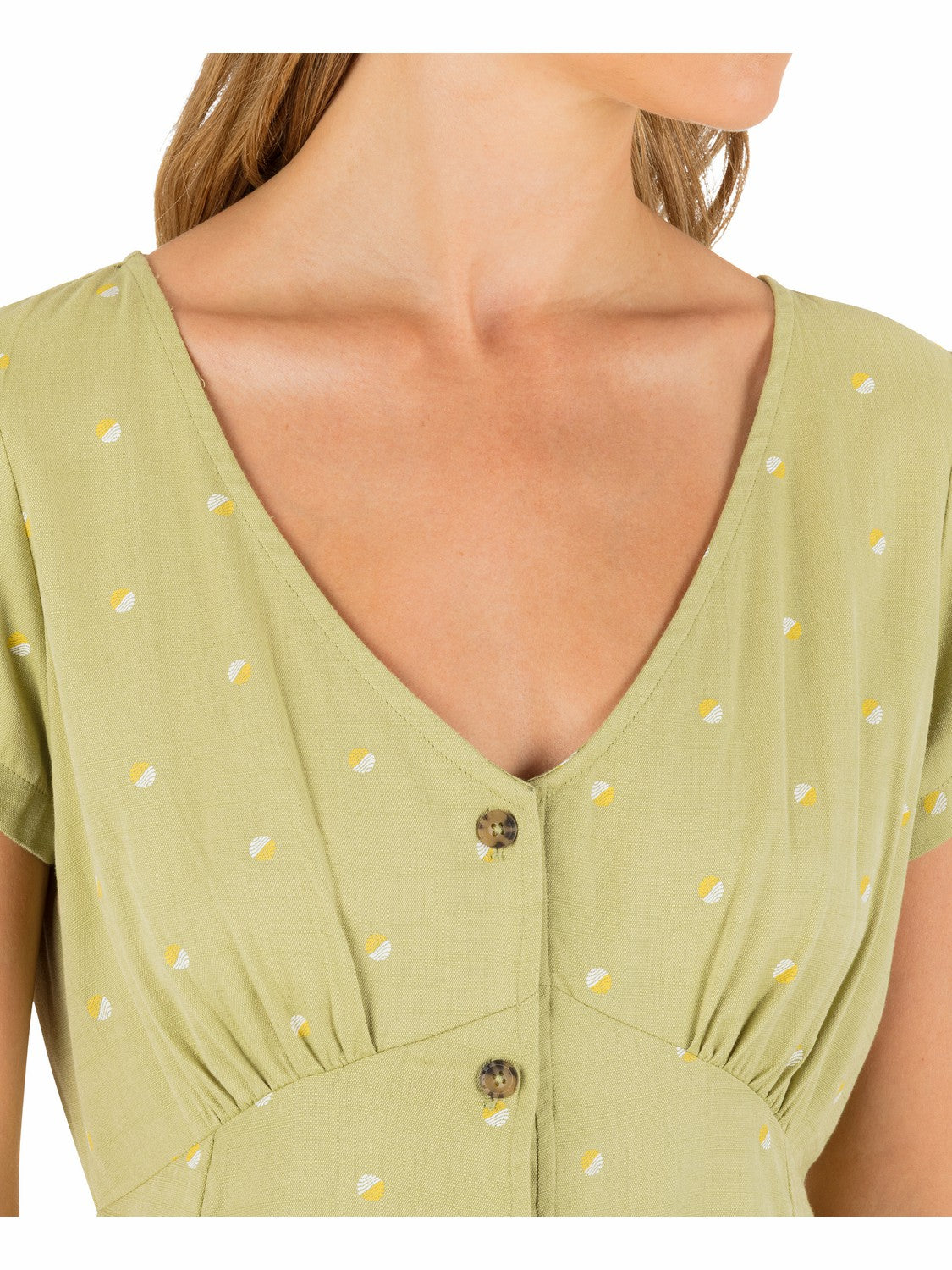 Wavy Dot Dress | Hurley - Fern