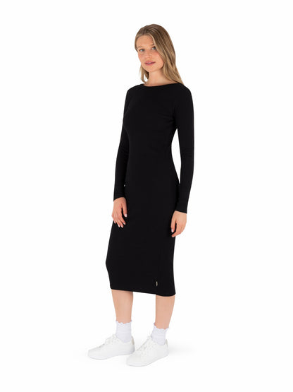 Just A Girl Long Sleeve Dress | Hurley - BLACK