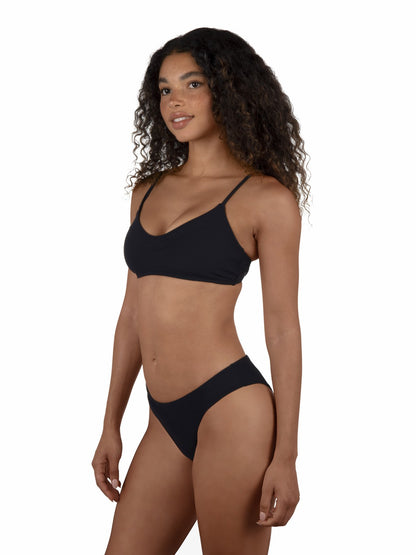 Max Solid Bralette Bikini Top | Hurley - Black
