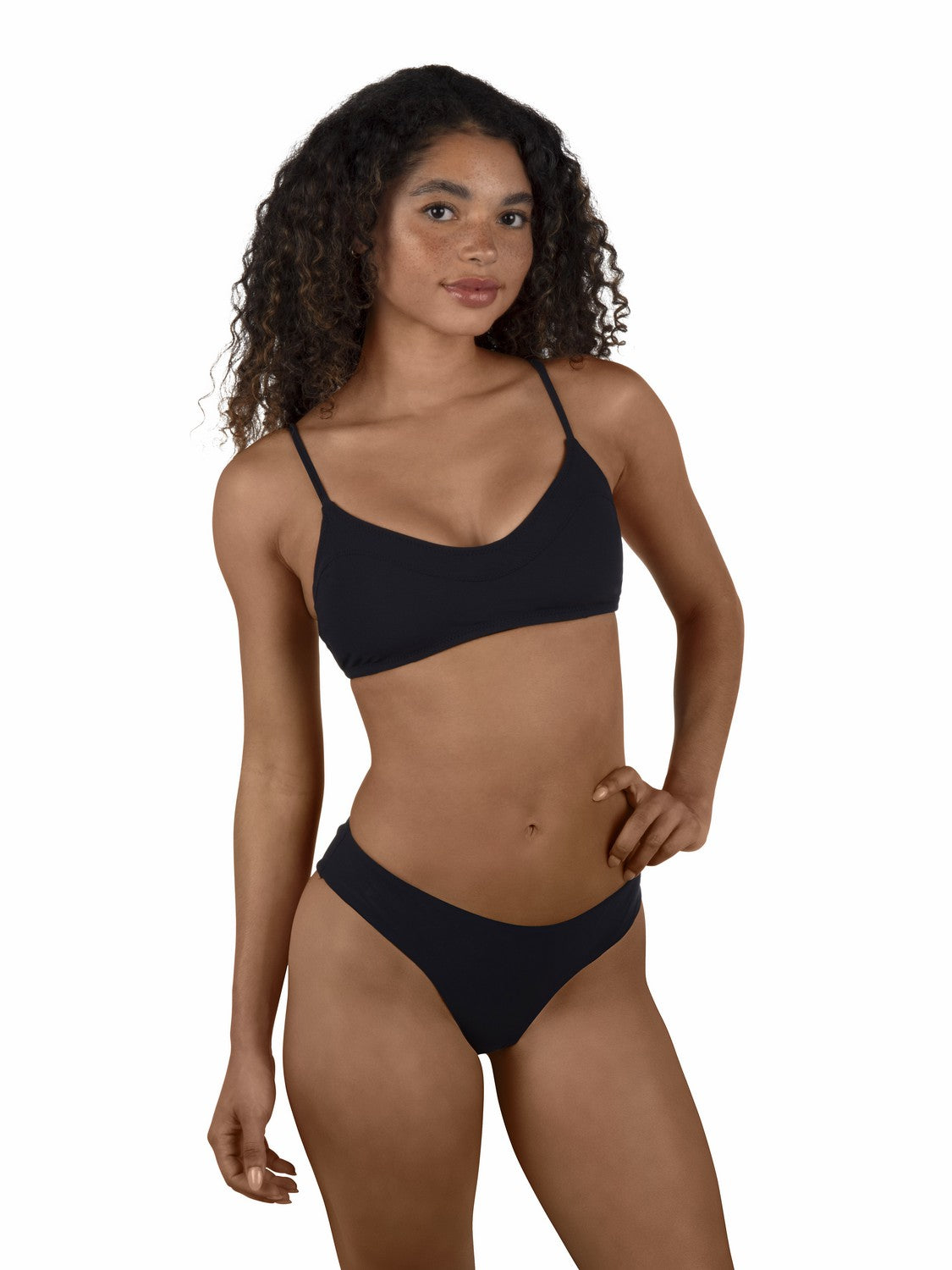 Max Solid Bralette Bikini Top | Hurley - Black