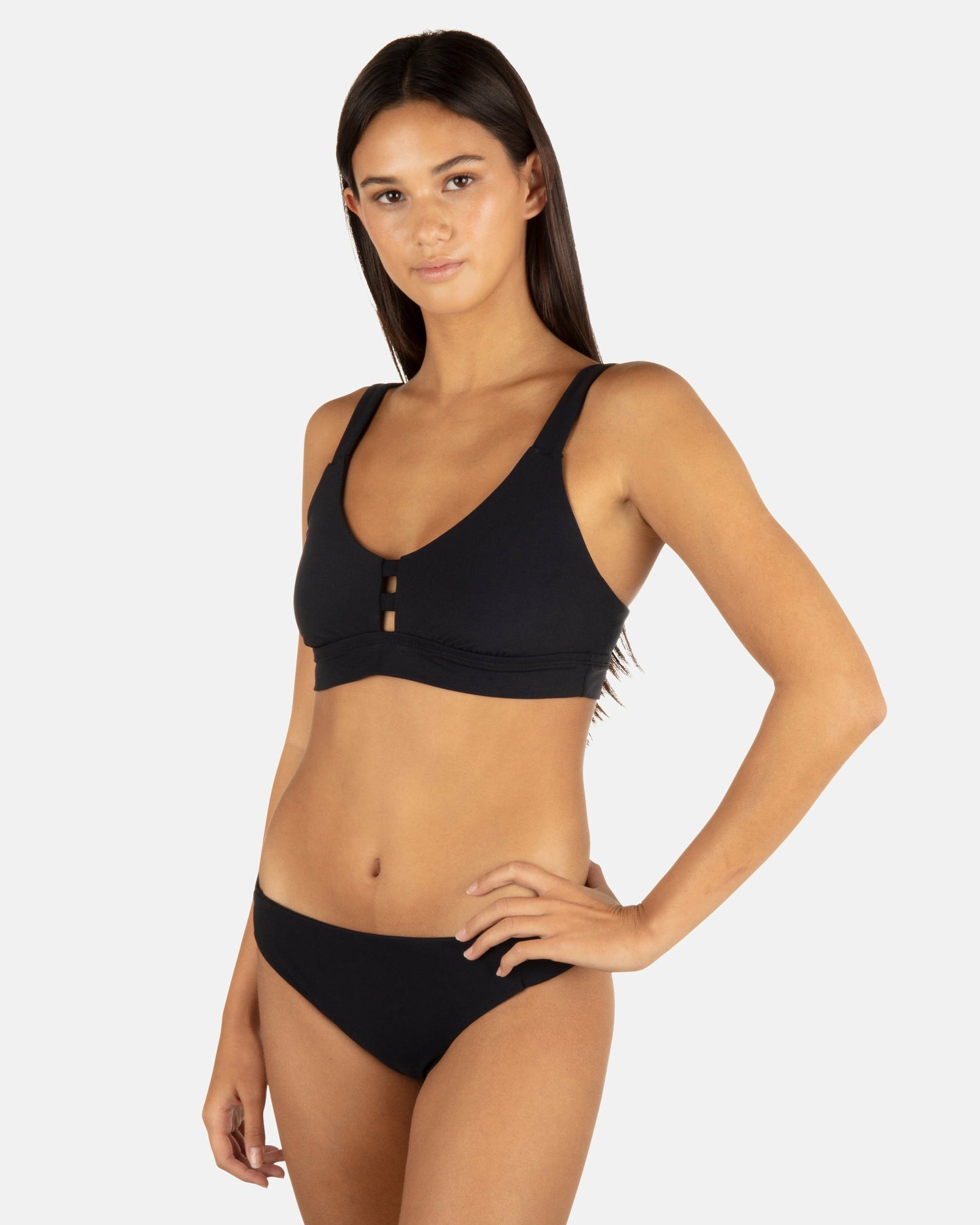 Max Solid Tab Scoop Top | Hurley - Black