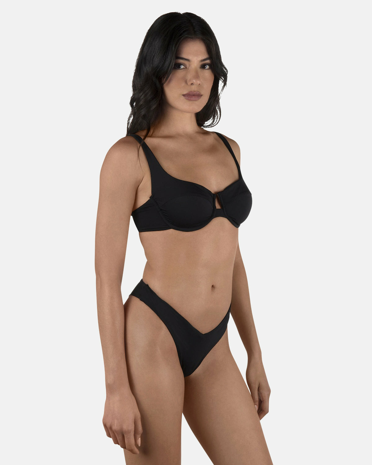 Solid V Front Skimpy | Hurley - Black