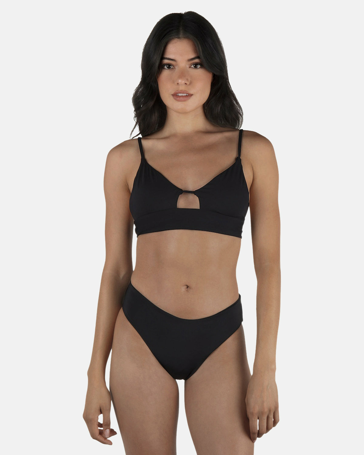 Solid Full Bikini Bottom | Hurley - Black