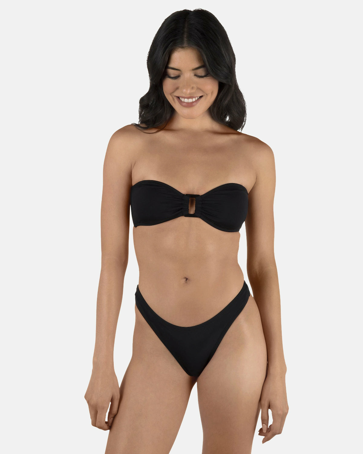 Solid Tanga Bottom | Hurley - Black