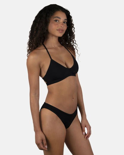 Solid Moderate Bikini Bottom | Hurley - Black
