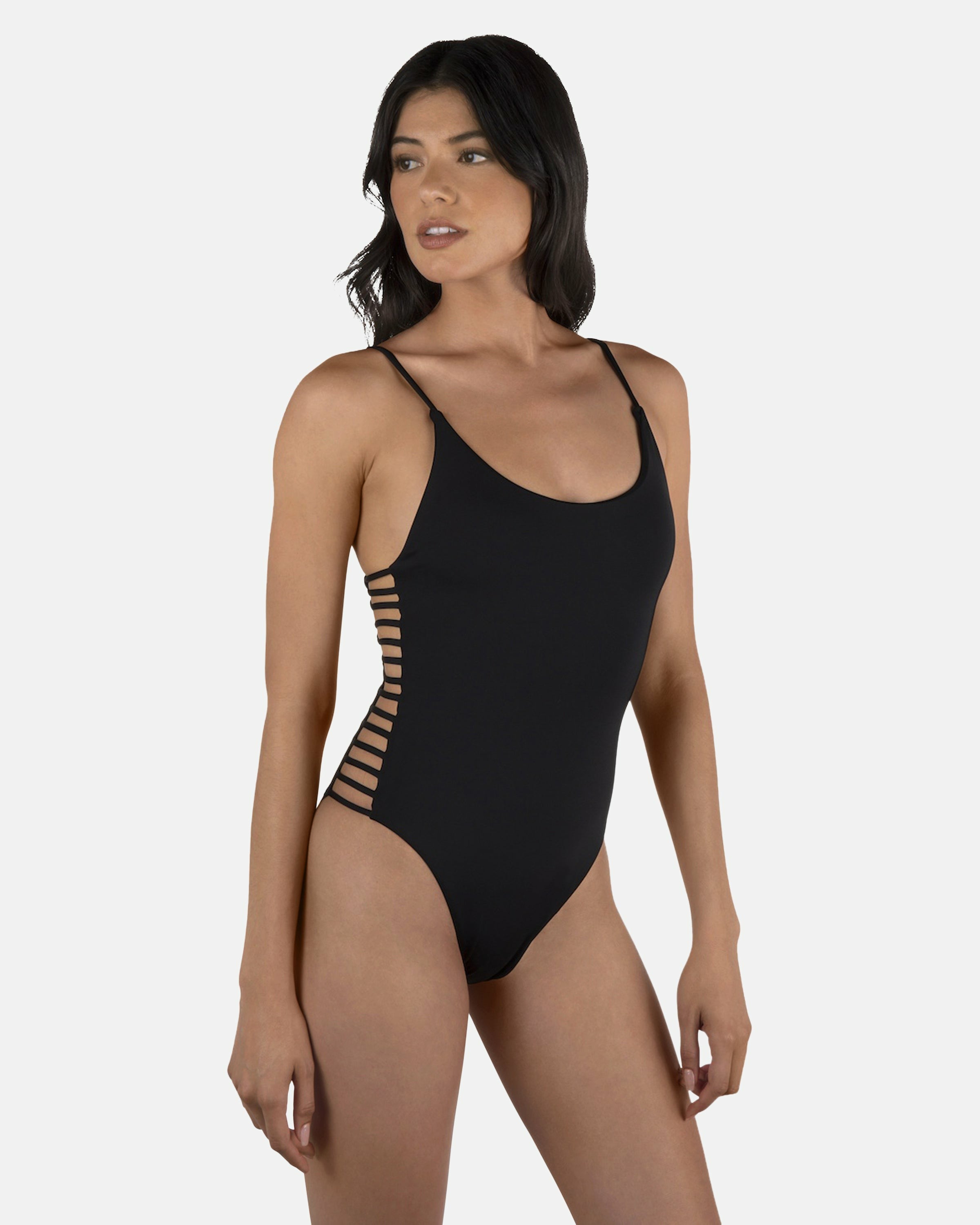 Solid Moderate One Piece | Hurley - Black