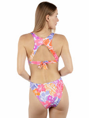 Island Floral Scoopneck One Piece Swimsuit | Hurley - Coconut