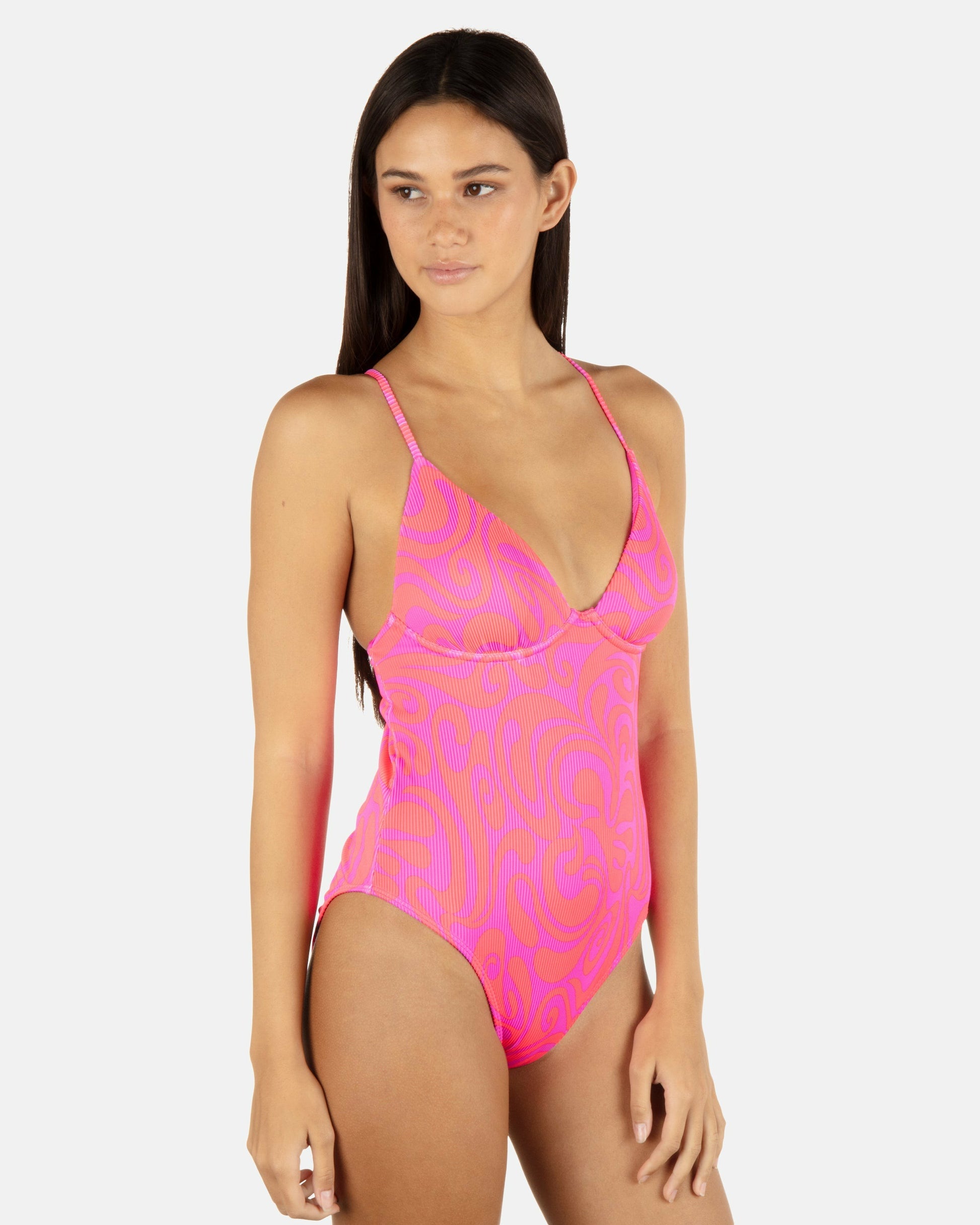 Trip Hop Moderate One Piece | Hurley - Maraschino
