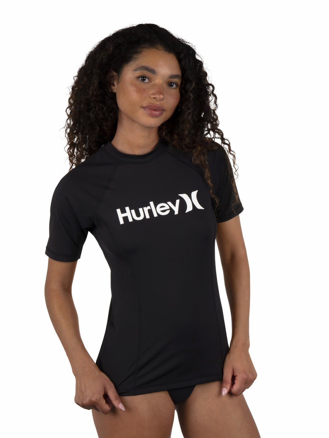 One & Only Short Sleeve Rashguard | Hurley - Black