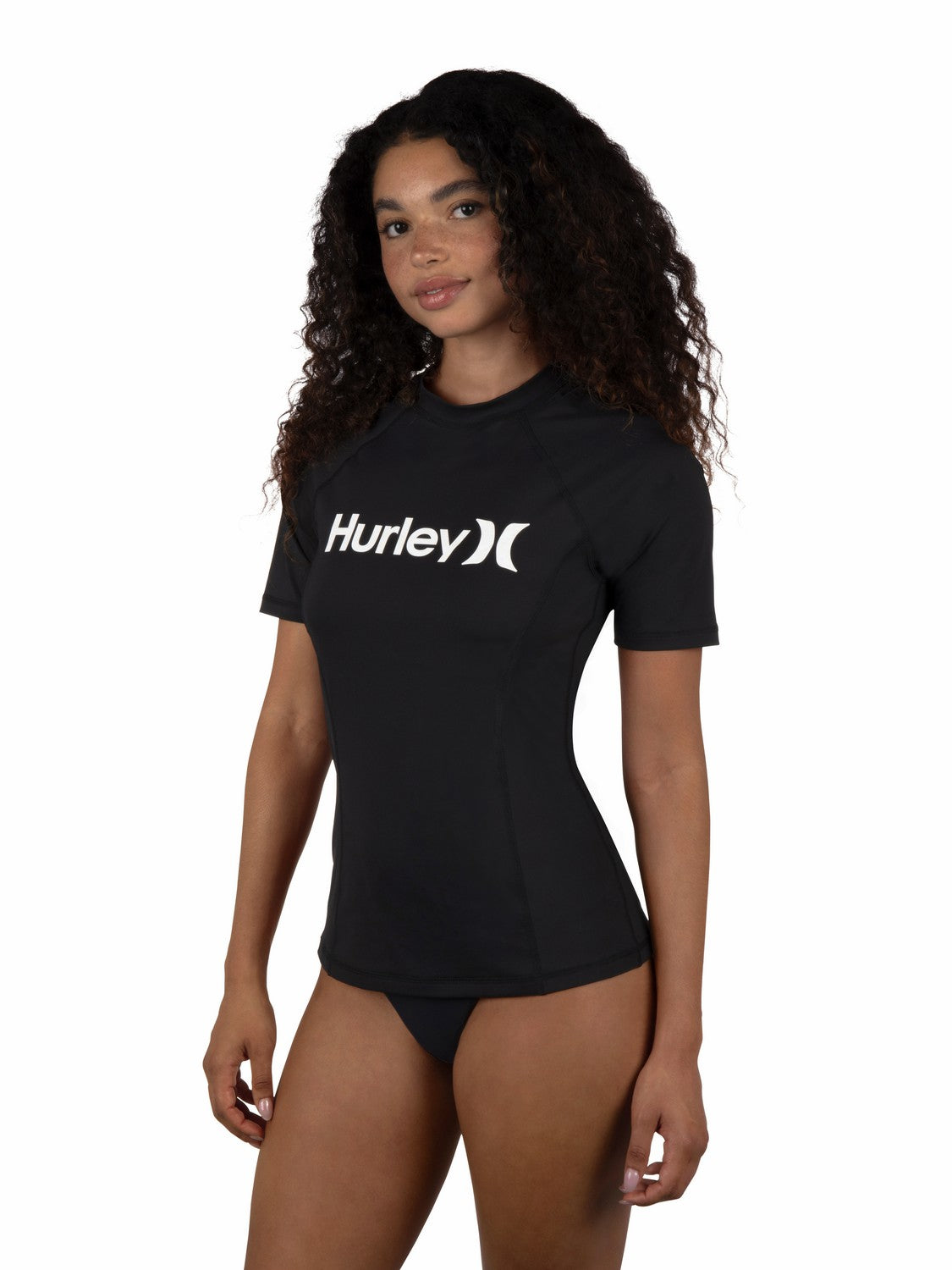 One & Only Short Sleeve Rashguard | Hurley - Black