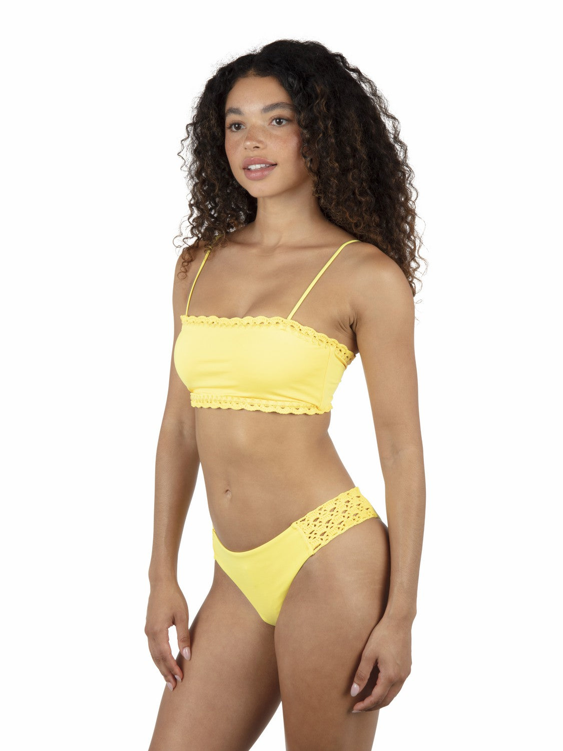 Macrame Bandeau Bikini Top | Hurley - Mimosa
