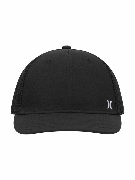 Icon Mini Mesh Stretch Fit Trucker Hat | Hurley - Black