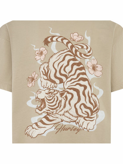 Girls' Oversized Graphic T-Shirt | Hurley - Playa Sand