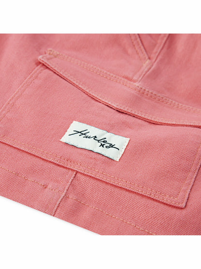 Girls' Pull On Woven Short | Hurley - Sunset Coral