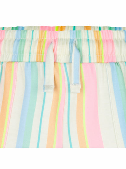 Girls' French Terry Short | Hurley - Pale Ivory / Multi