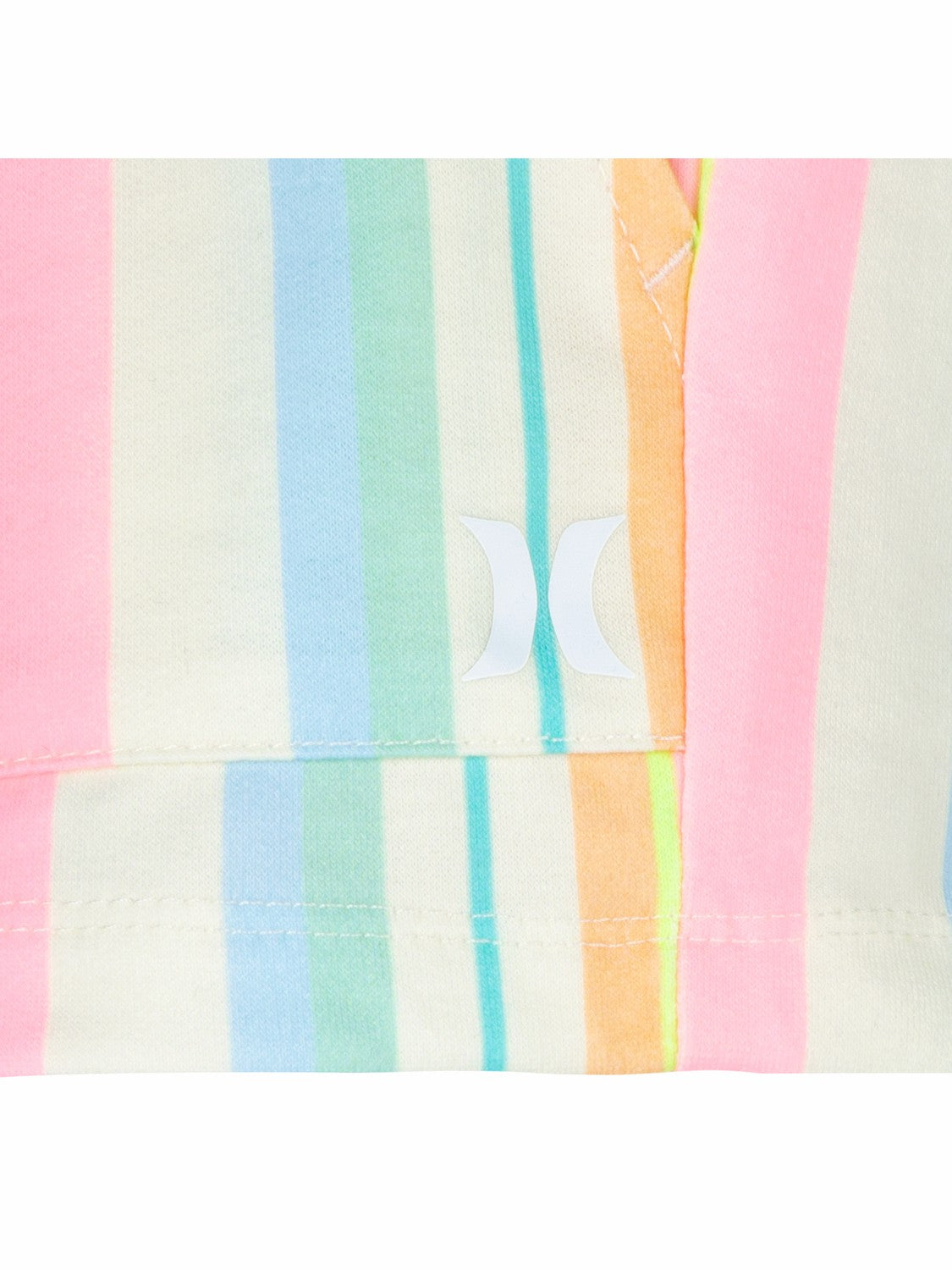 Girls' French Terry Short | Hurley - Pale Ivory / Multi