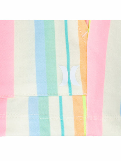 Girls' French Terry Short | Hurley - Pale Ivory / Multi