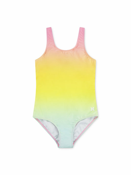 Girls' One Piece With Twist Back | Hurley - Pink Flamingo
