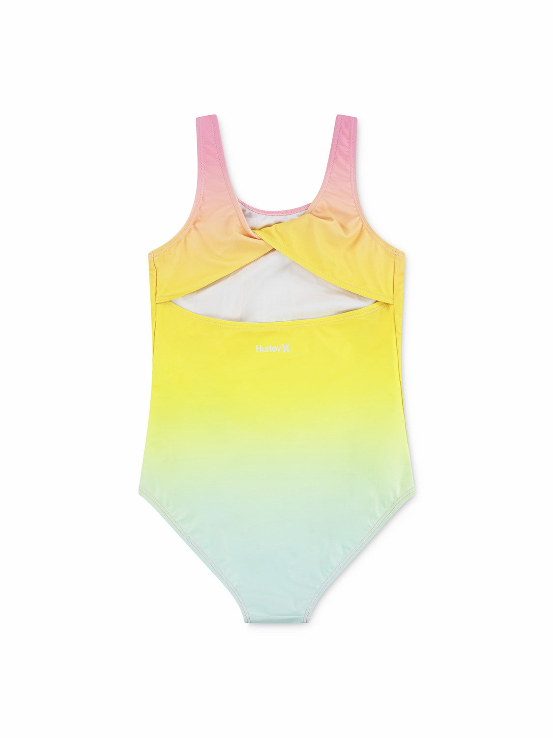 Girls' One Piece With Twist Back | Hurley - Pink Flamingo