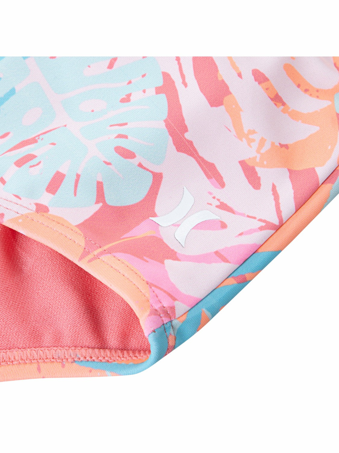 Girls' Halter Monokini | Hurley - Sunset Coral/ Multi