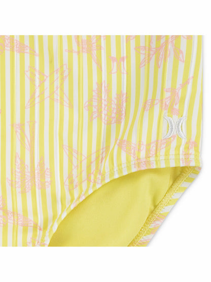 Girls' One Piece Swimsuit | Hurley - Lemon Sorbet