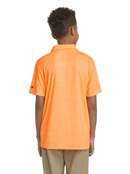 Boys' H2O-Dri Belmont Polo | Hurley - Bright Mango Heather
