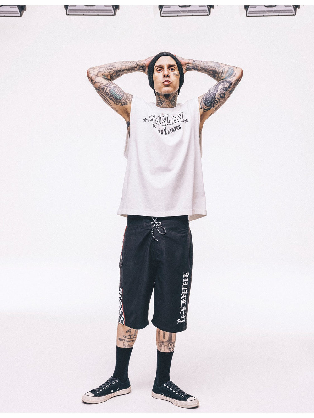 Hurley x Travis Barker Gothic Cargo 22" | Hurley - BLACK