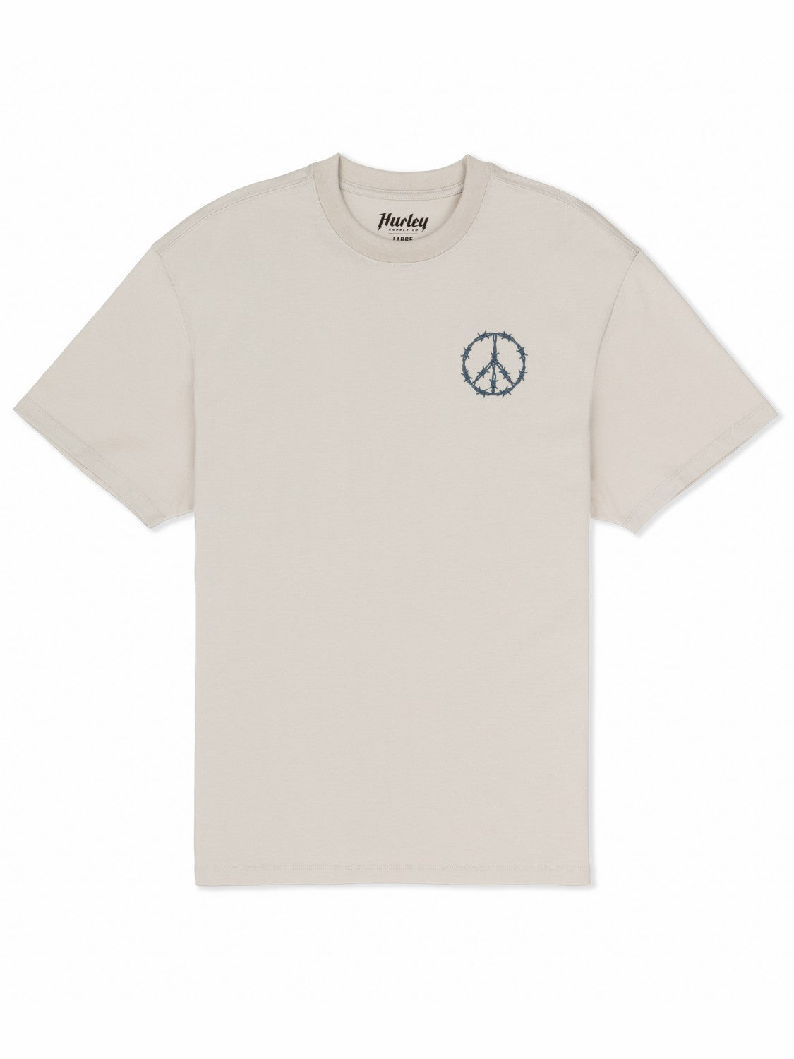 Hard Peace Short Sleeve | Hurley - Bone