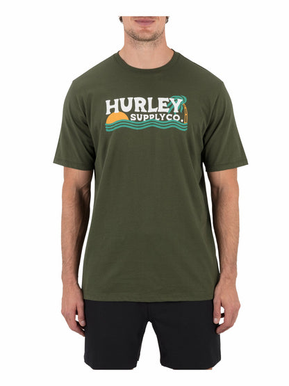 Wet Sand Short Sleeve | Hurley - Charcoal Fern
