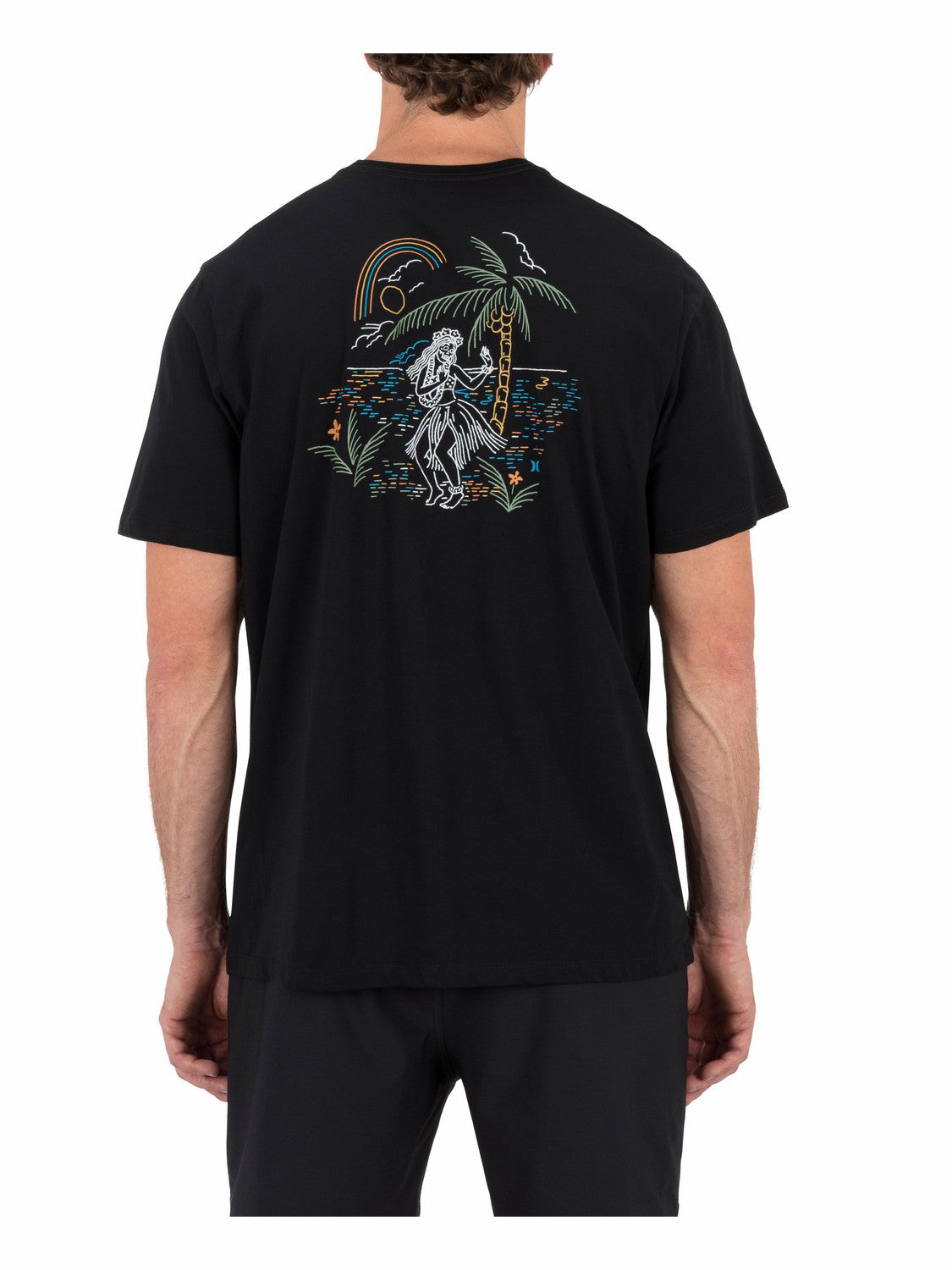 Hula In Paradise Short Sleeve | Hurley - Black