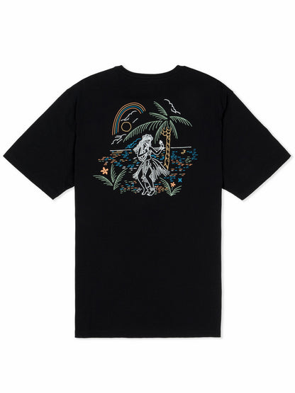 Hula In Paradise Short Sleeve | Hurley - Black