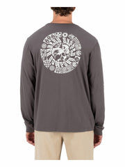 Skull Mandala Long Sleeve | Hurley - Ion Grey