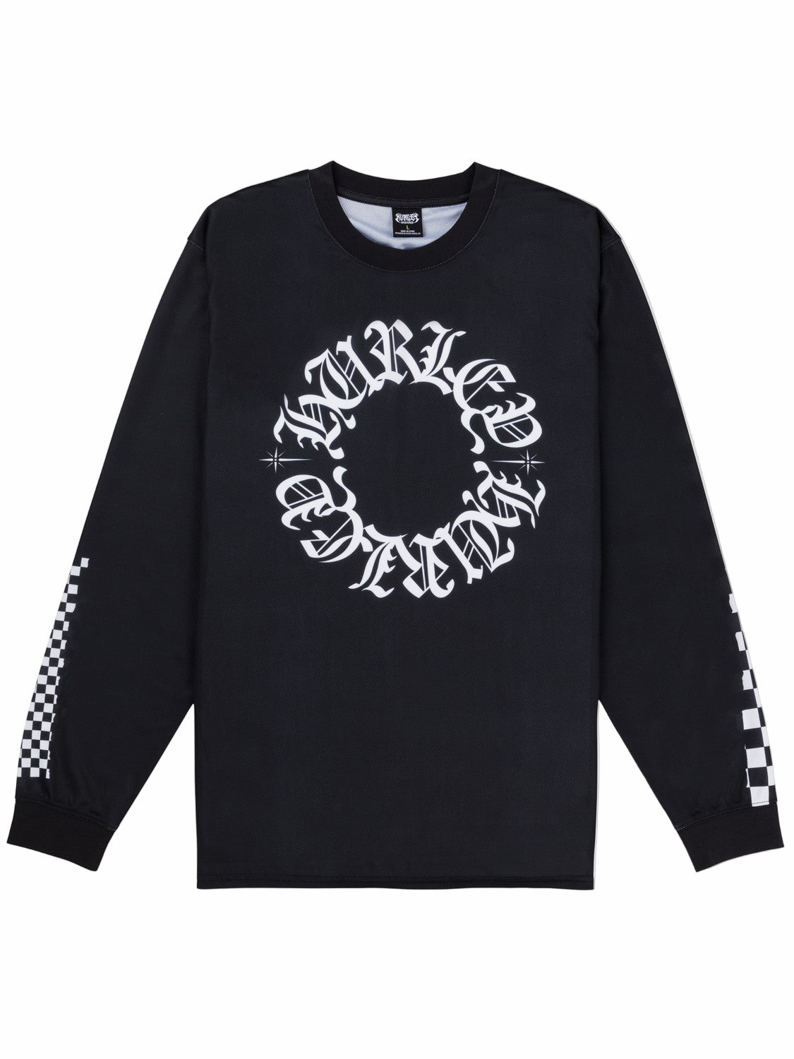 Hurley x Travis Barker Check Out Long Sleeve Jersey | Hurley - BLACK